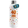 Gourde isotherme 40 ans femme anniversaire