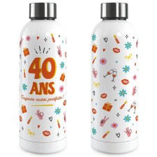 Gourde anniversaire 40 ans femme Gourde anniversaire 40 ans femme