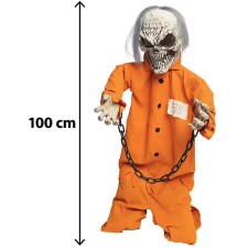 Automate squelette prisonnier pour déco Halloween Automate squelette prisonnier pour déco Halloween