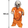 Automate squelette prisonnier pour déco Halloween