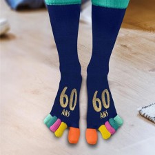 Cadeau anniversaire 60 ans chaussettes orteils