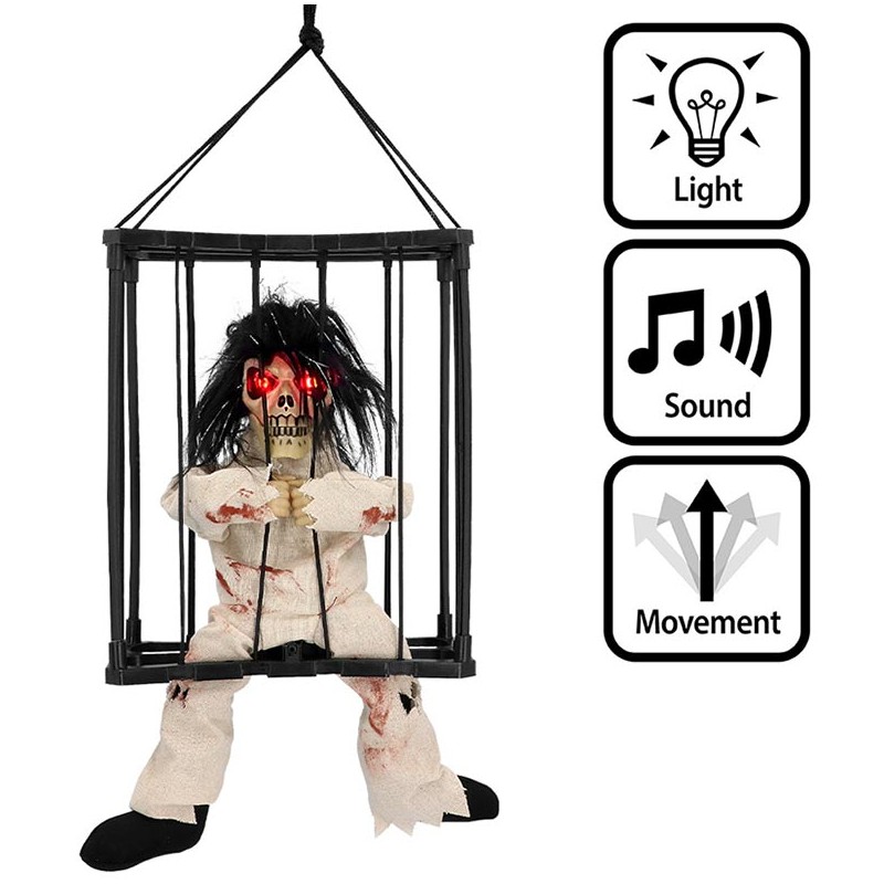 Automate Halloween squelette prisonnier Automate Halloween squelette prisonnier