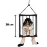 Automate squelette enfermé dans une cage pour déco Halloween Automate squelette enfermé dans une cage pour déco Halloween