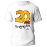 Tee-shirt 20 ans anniversaire à signer