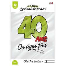 Cadeau tee-shirt anniversaire 40 ans