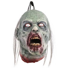 Tête de zombie coupée pour décoration Halloween