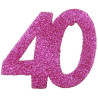 Confettis de Table 40 ans Rose Géant | Tralala-Fetes.fr Confettis de Table 40 ans Rose Géant | Tralala-Fetes.fr