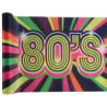 Chemin de table sur le thème des années 80