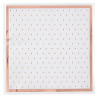 Serviettes à pois rose gold Serviettes à pois rose gold