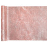Chemin de table rose gold de 5 mètres