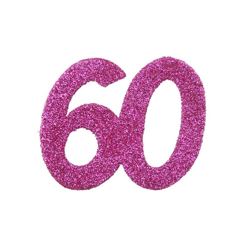 Confettis de table pour anniversaire 60 ans