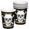 Gobelets en carton pour anniversaire pirate Gobelets en carton pour anniversaire pirate