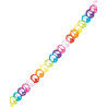 Banderole hippie ambiance peace and love très colorée de 4 mètres Banderole hippie ambiance peace and love très colorée de 4 mètres