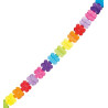 Guirlande hippie thème flower power colorée de 4 mètres Guirlande hippie thème flower power colorée de 4 mètres