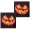 Serviettes Halloween avec citrouilles maléfiques Serviettes Halloween avec citrouilles maléfiques