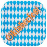 Assiettes en carton sur le thème de la fête de la bière appelée Oktoberfest