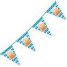 Guirlande à fanions décorative pour la fête de la bière aussi appelé Oktoberfest Guirlande à fanions décorative pour la fête de la bière aussi appelé Oktoberfest