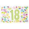 Drapeau pour anniversaire 18 ans Drapeau pour anniversaire 18 ans