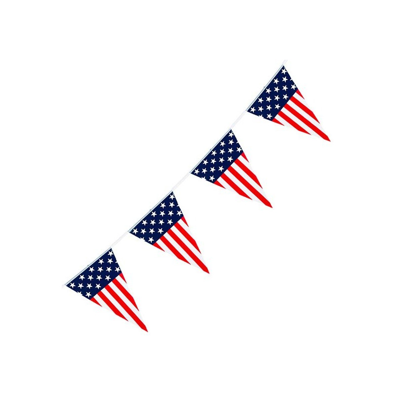 Guirlande aux couleurs des Etats-Unis Guirlande aux couleurs des Etats-Unis