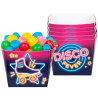 Ramequins sur le thème disco pour bonbons ou gâteaux apéritifs Ramequins sur le thème disco pour bonbons ou gâteaux apéritifs