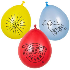 Ballons en latex pour soirée thème disco