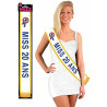 Écharpe de miss 20 ans Écharpe de miss 20 ans