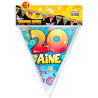 Banderole décorative pour anniversaire 20 ans Banderole décorative pour anniversaire 20 ans