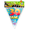 Guirlande fanion pour anniversaire 30 ans Guirlande fanion pour anniversaire 30 ans