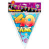 Banderole de 6 mètres pour anniversaire 40 ans Banderole de 6 mètres pour anniversaire 40 ans