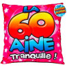 Coussin humoristique 60 ans