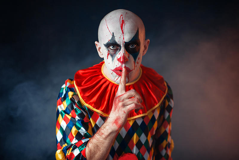 Déguisement clown d'Halloween