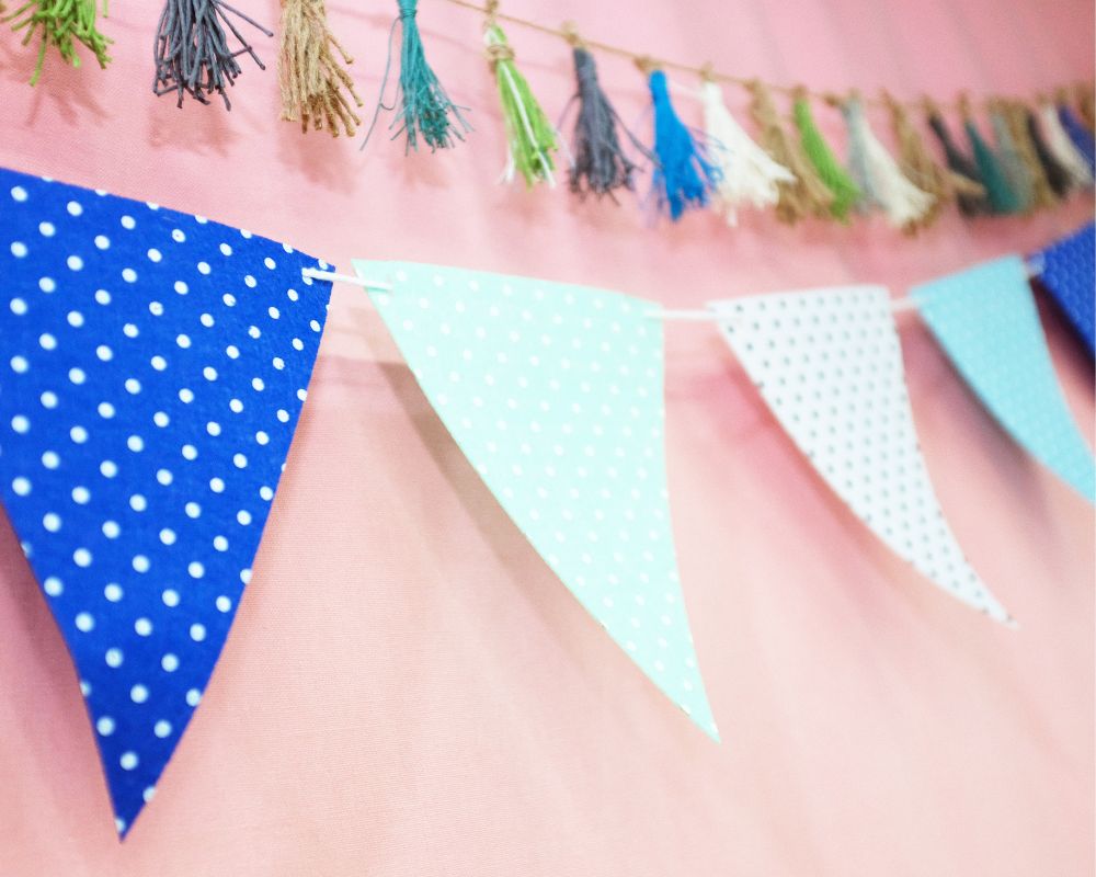 Guirlande papier décoration anniversaire